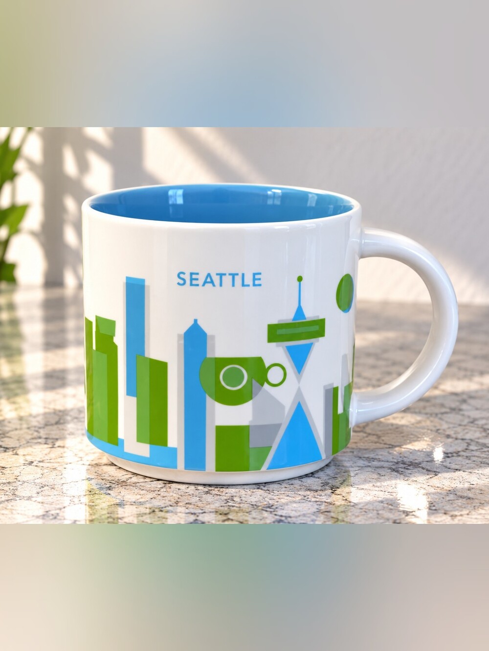 Starbucks Seattle You Are Here Collection 14 oz Mug 2014 Space Needle YAH